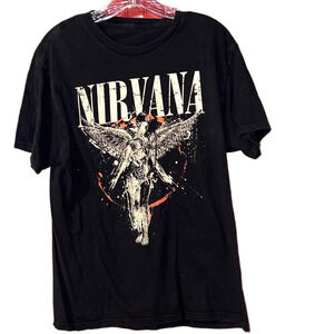 NIRVANA Black Angel Graphic Tee 2017 XL